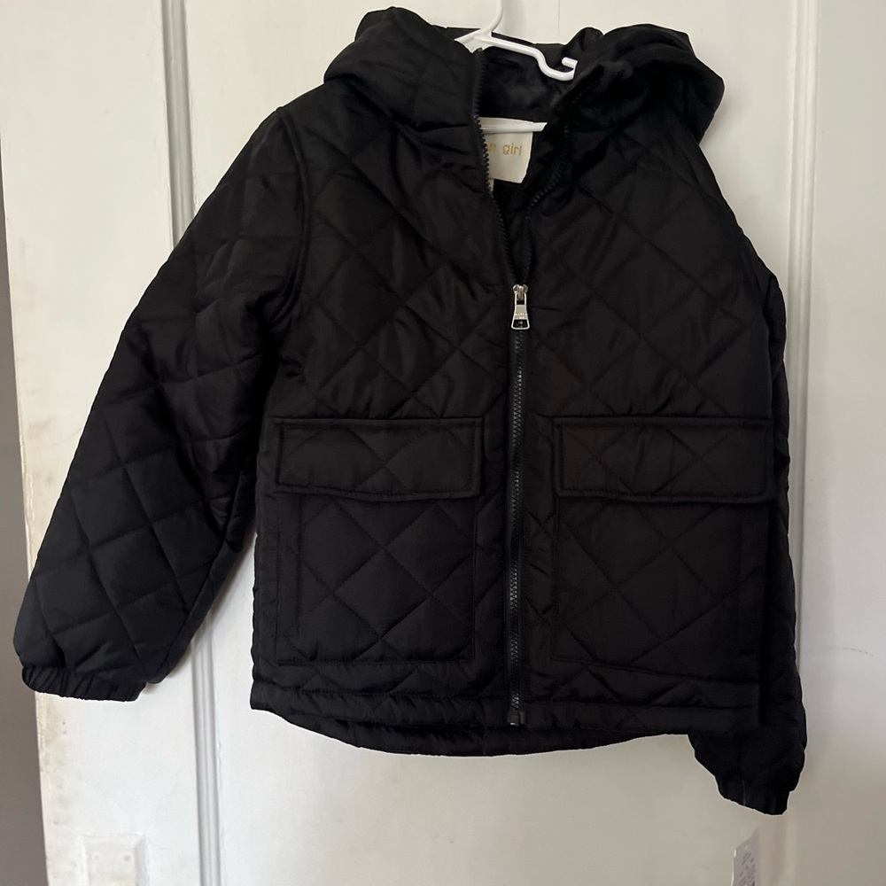 Madden Girl Kids Black Quilted Puffer Coat